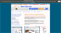 Desktop Screenshot of mehr-gaeste-mit-pensionhotel.de